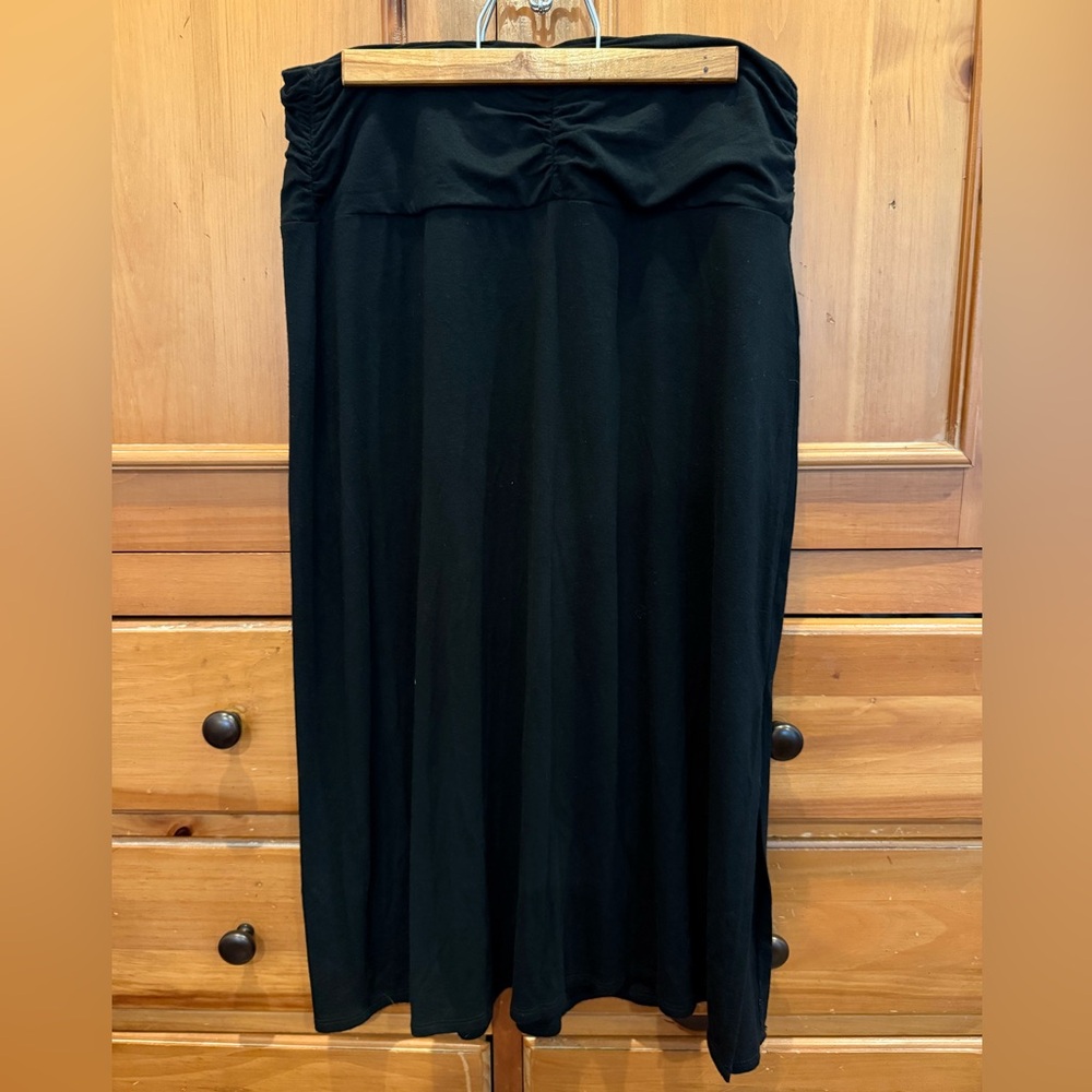 Laundry By Shelli Segal Black Midi Skirt